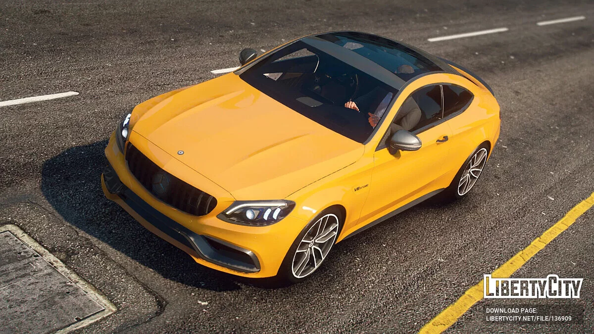 Mercedes-Benz C63 AMG 2019 v1.3.1 / GTA 5