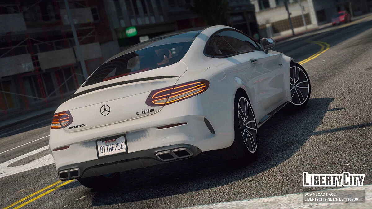Mercedes-Benz C63 AMG 2019 v1.3.1 / GTA 5