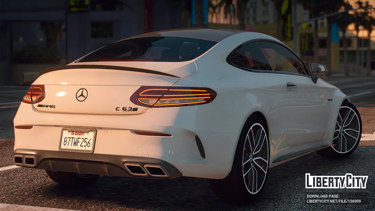 Mercedes-Benz C63 AMG 2019 v1.3.1 / GTA 5