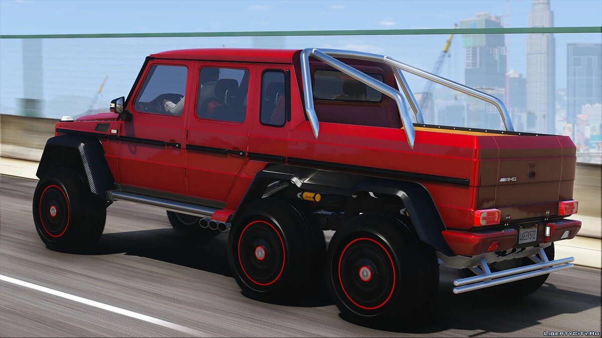 Скачать Mercedes-Benz G63 AMG 6x6 [Add-On | Tuning | Template] 1.0 для GTA 5