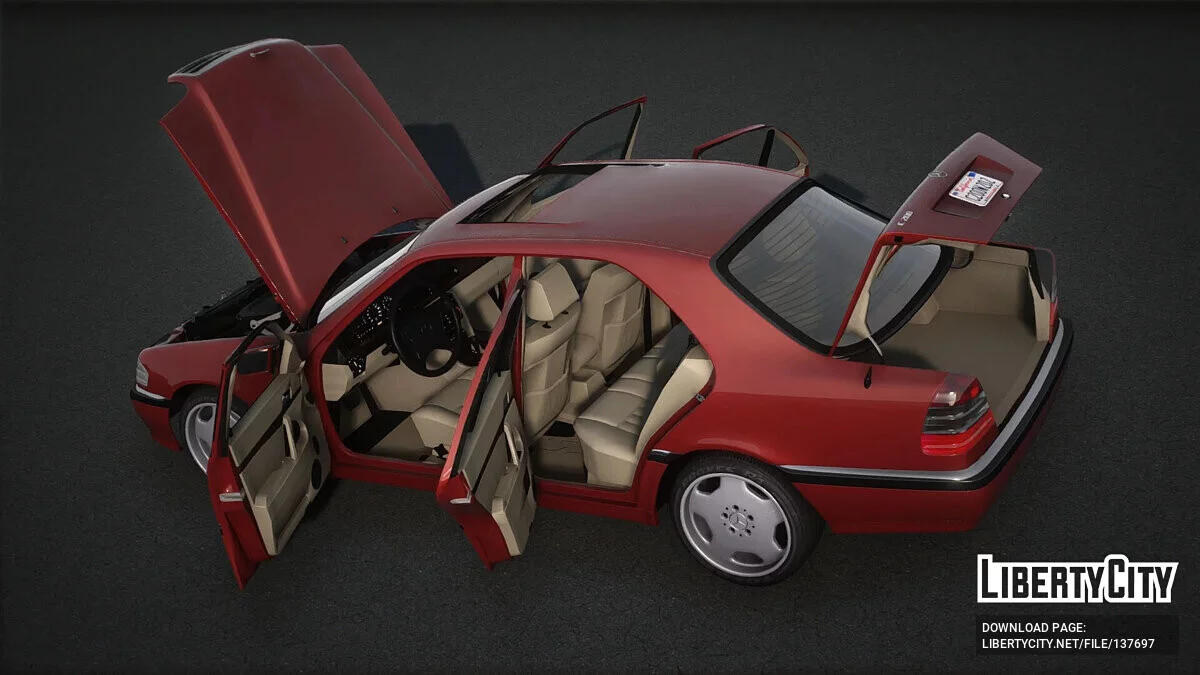 1998 Mercedes-Benz C 200 Elegance (W202) [Add-On / Replace | Extras | Tuning] 1.2 / GTA 5