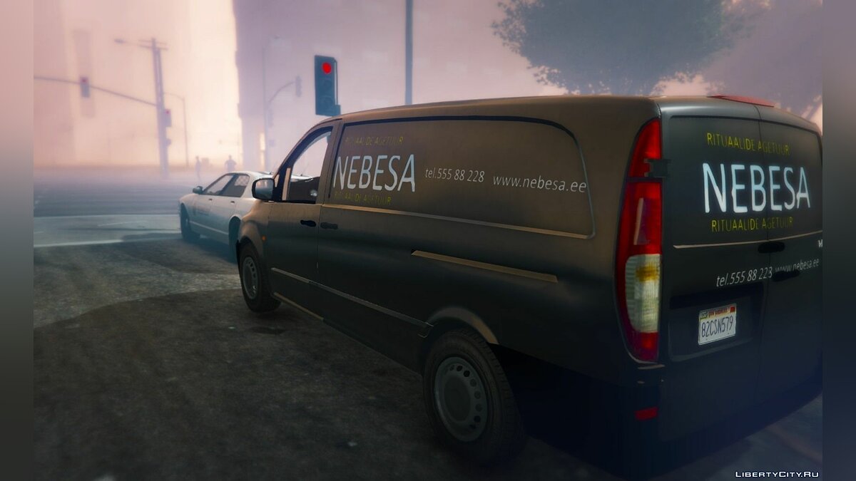 Скачать Mercedes-Benz Vito NEBESA | Estonian church car 1.0 для GTA 5