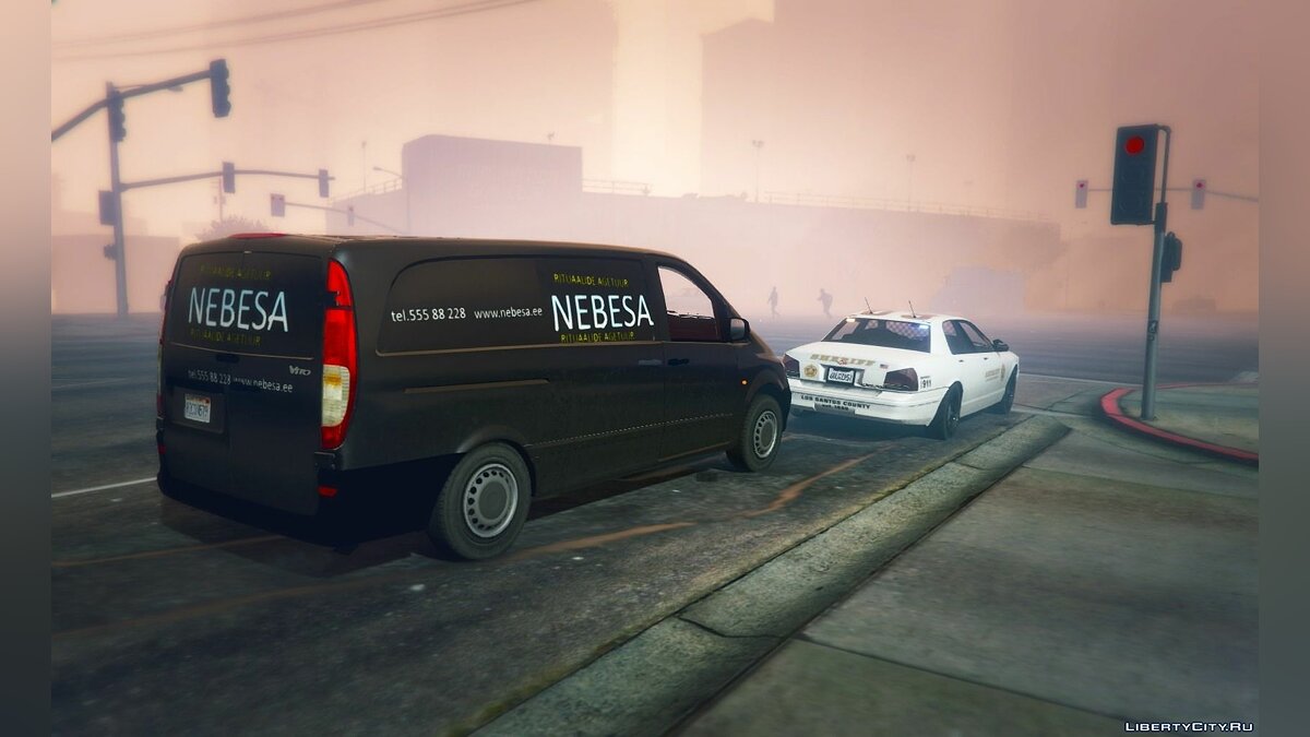 Скачать Mercedes-Benz Vito NEBESA | Estonian church car 1.0 для GTA 5