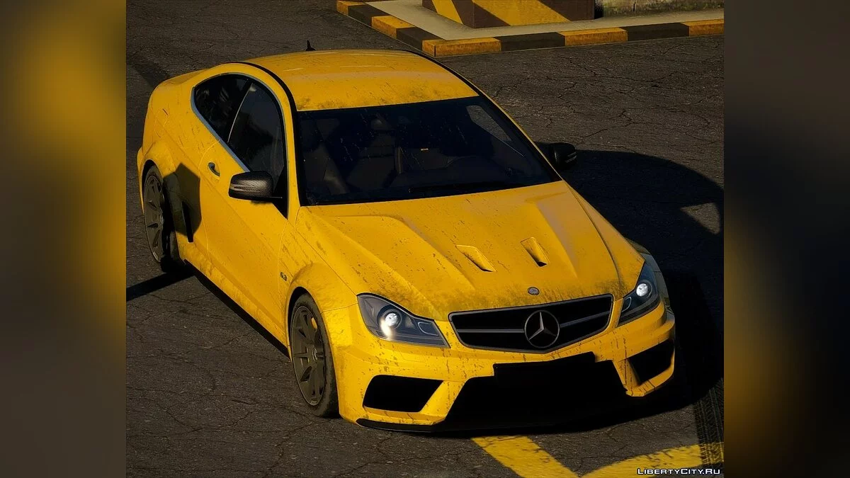 2012 Mercedes-Benz C63 AMG Coupe Black Series [Add-On | Tuning | Extras | Template] 1.1b / GTA 5