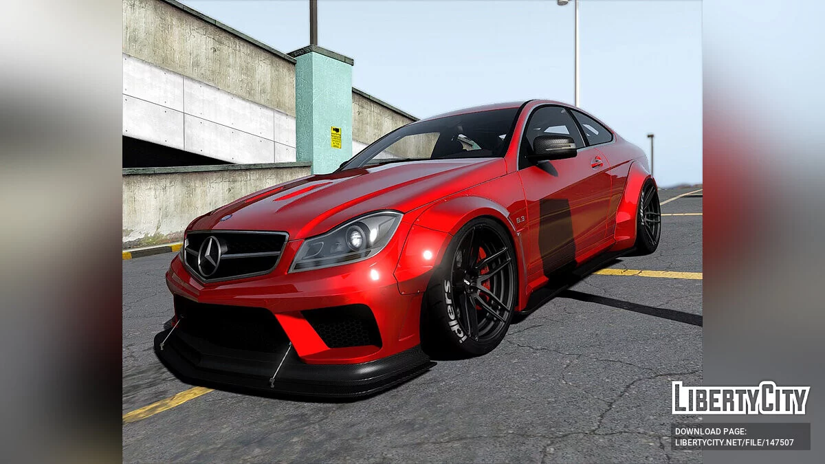 2012 Mercedes-Benz C63 AMG Coupe Black Series [Add-On | Tuning | Extras | Template] 1.1b / GTA 5