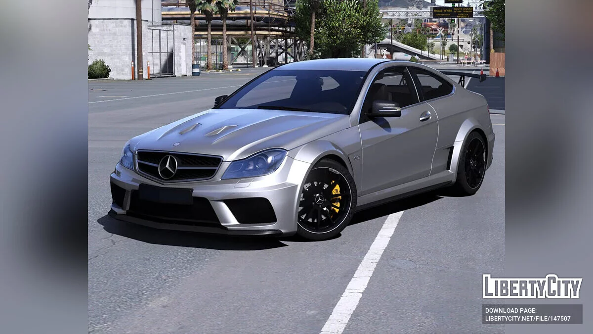 2012 Mercedes-Benz C63 AMG Coupe Black Series [Add-On | Tuning | Extras | Template] 1.1b / GTA 5
