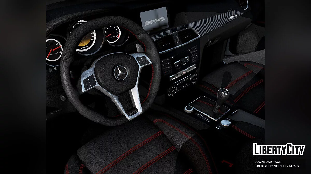 2012 Mercedes-Benz C63 AMG Coupe Black Series [Add-On | Tuning | Extras | Template] 1.1b / GTA 5