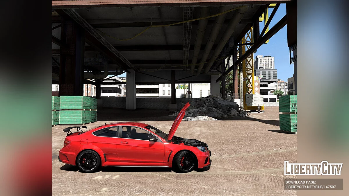 2012 Mercedes-Benz C63 AMG Coupe Black Series [Add-On | Tuning | Extras | Template] 1.1b / GTA 5