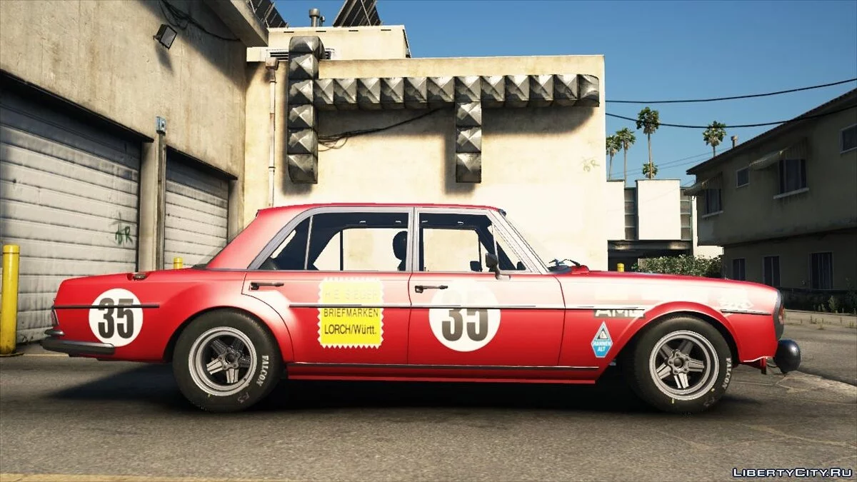 Mercedes-Benz 300 SEL 6.8 AMG RED PIG 1972 / GTA 5