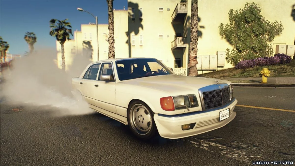 Mercedes Benz 560SEL (w126) US-spec [Add-On / Replace | Animations | Tuning | LODS] 1.0 / GTA 5
