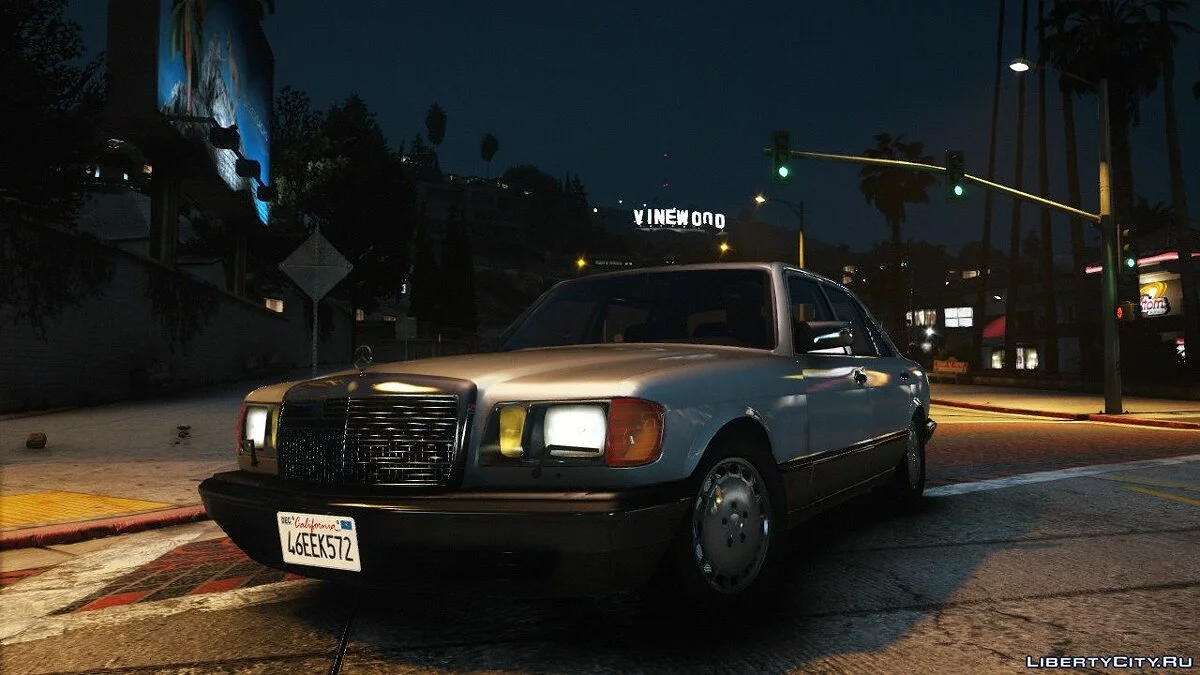 Mercedes Benz 560SEL (w126) US-spec [Add-On / Replace | Animations | Tuning | LODS] 1.0 / GTA 5