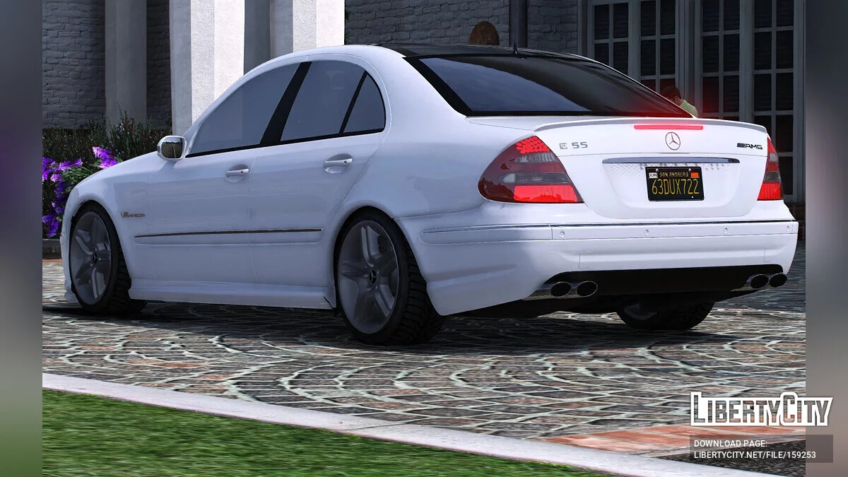 Mercedes-Benz E55 AMG (W211) [Add-On / Replace / FiveM | Tuning | Sound] 4.1 / GTA 5
