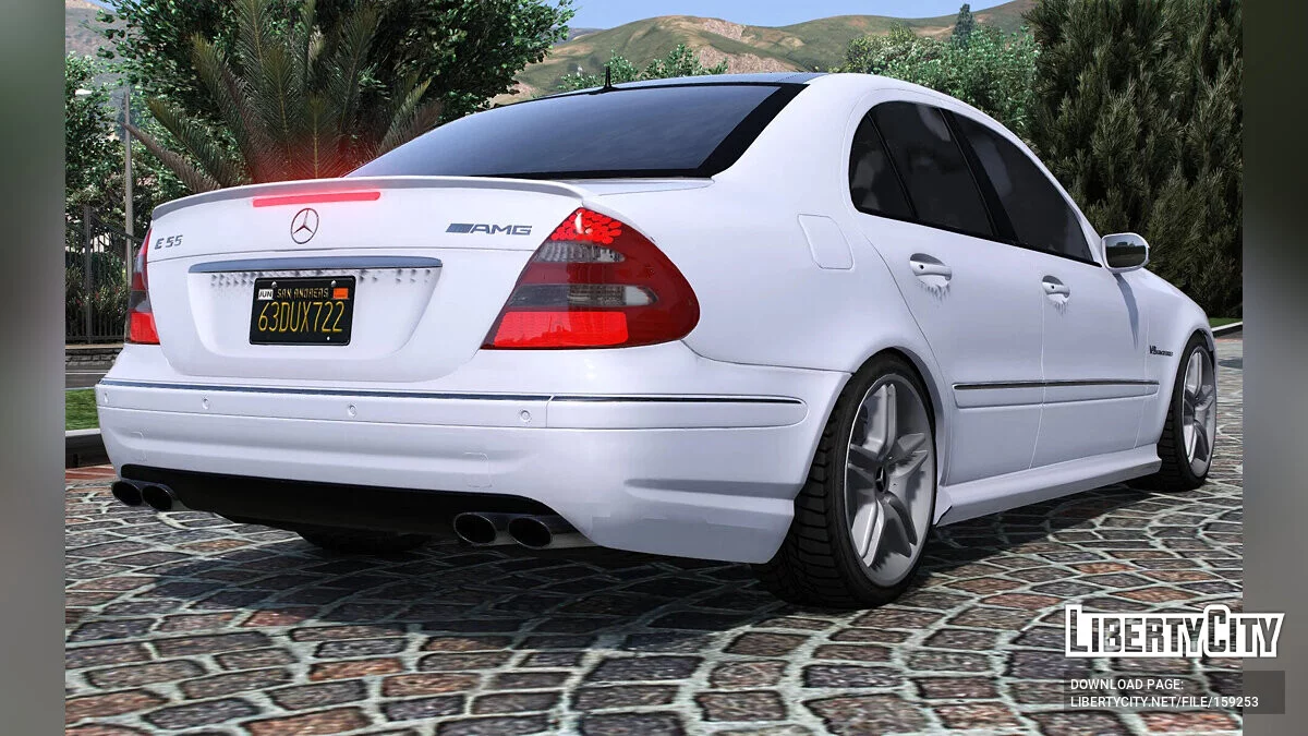 Mercedes-Benz E55 AMG (W211) [Add-On / Replace / FiveM | Tuning | Sound] 4.1 / GTA 5