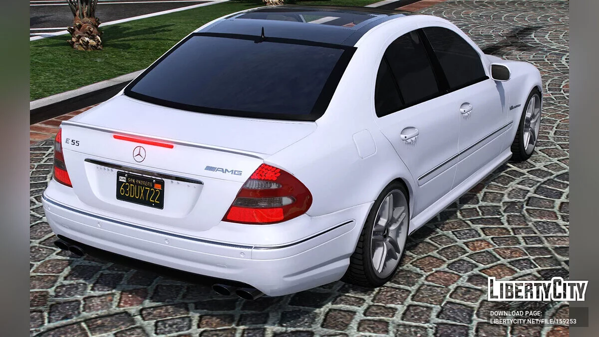 Mercedes-Benz E55 AMG (W211) [Add-On / Replace / FiveM | Tuning | Sound] 4.1 / GTA 5