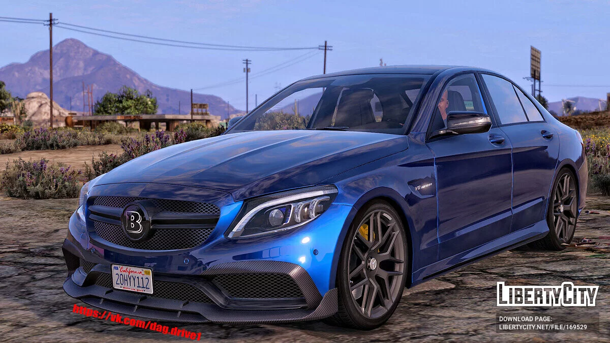Mercedes-Benz C63S AMG 2020 / GTA 5