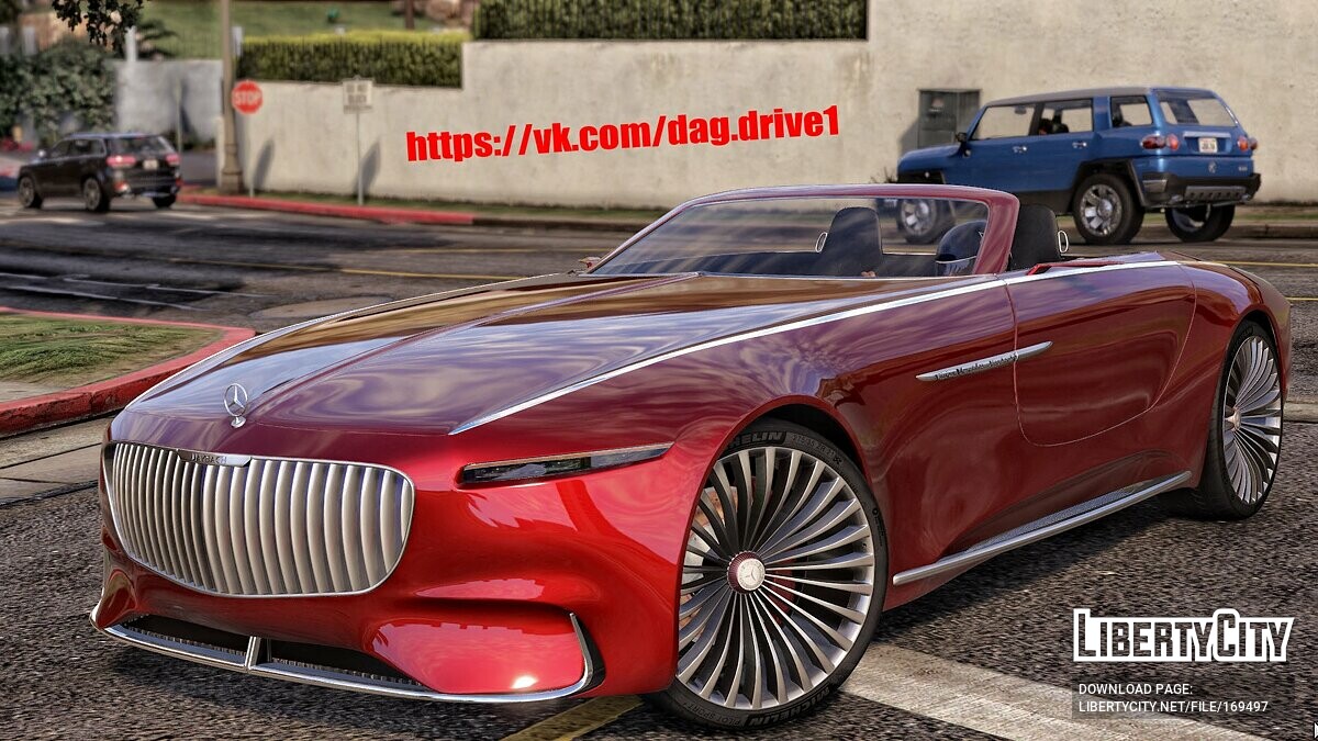 Скачать Mercedes-Benz Maybach Vision 6 Cabriolet для GTA 5