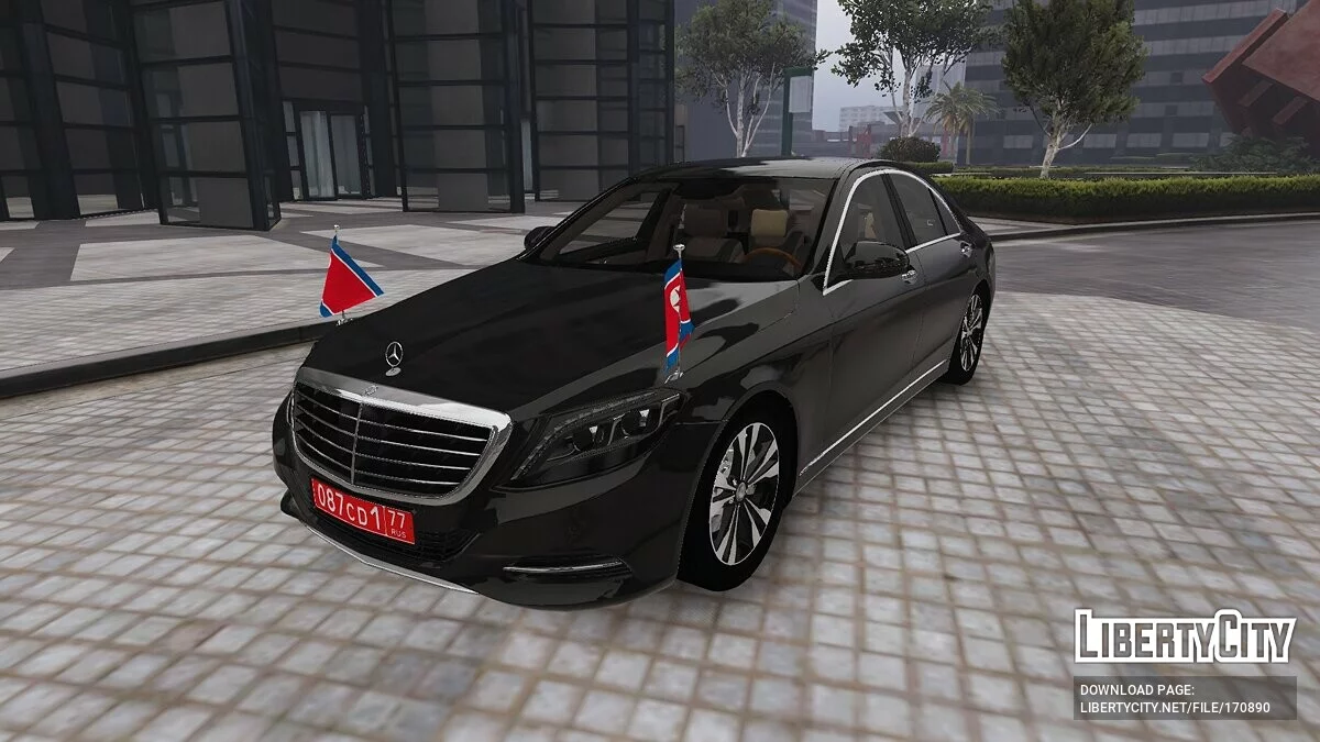 Mercedes-Benz S500 Посольство Северной Кореи / GTA 5