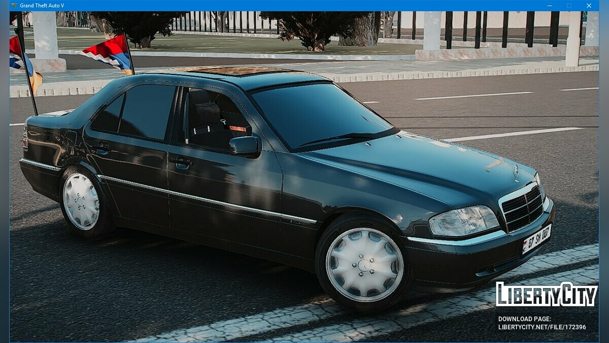 Скачать Mercedes-Benz C180 для GTA 5