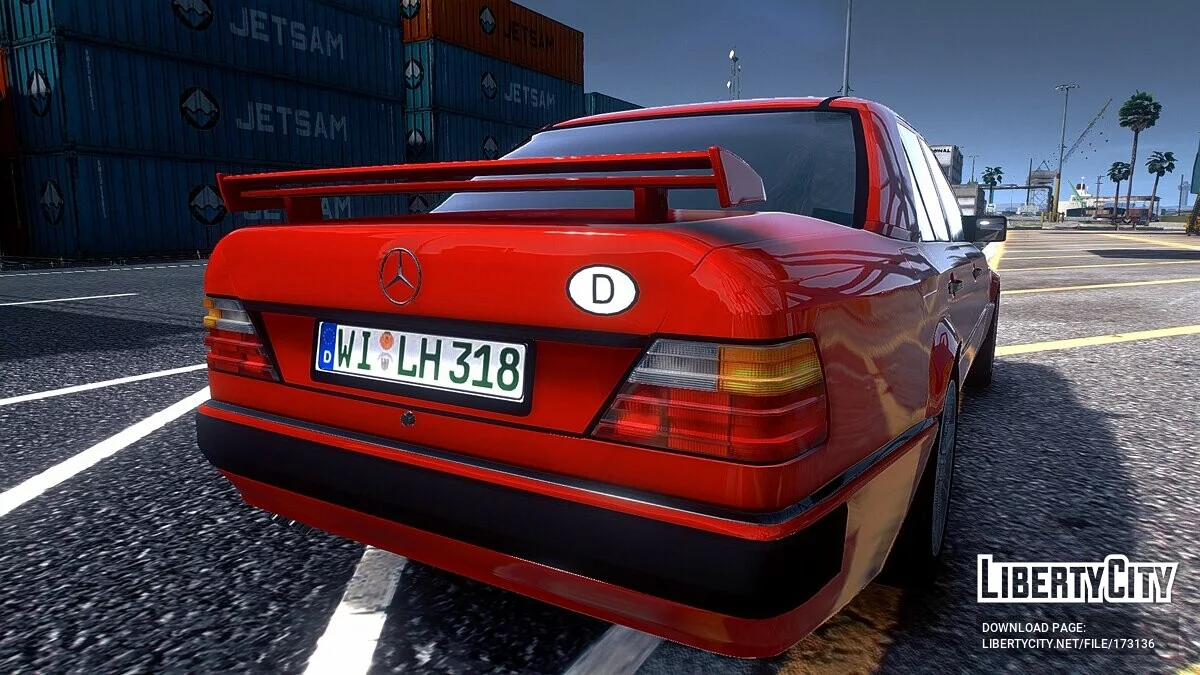 Mercedes-Benz w124 E500 TAXI / GTA 5
