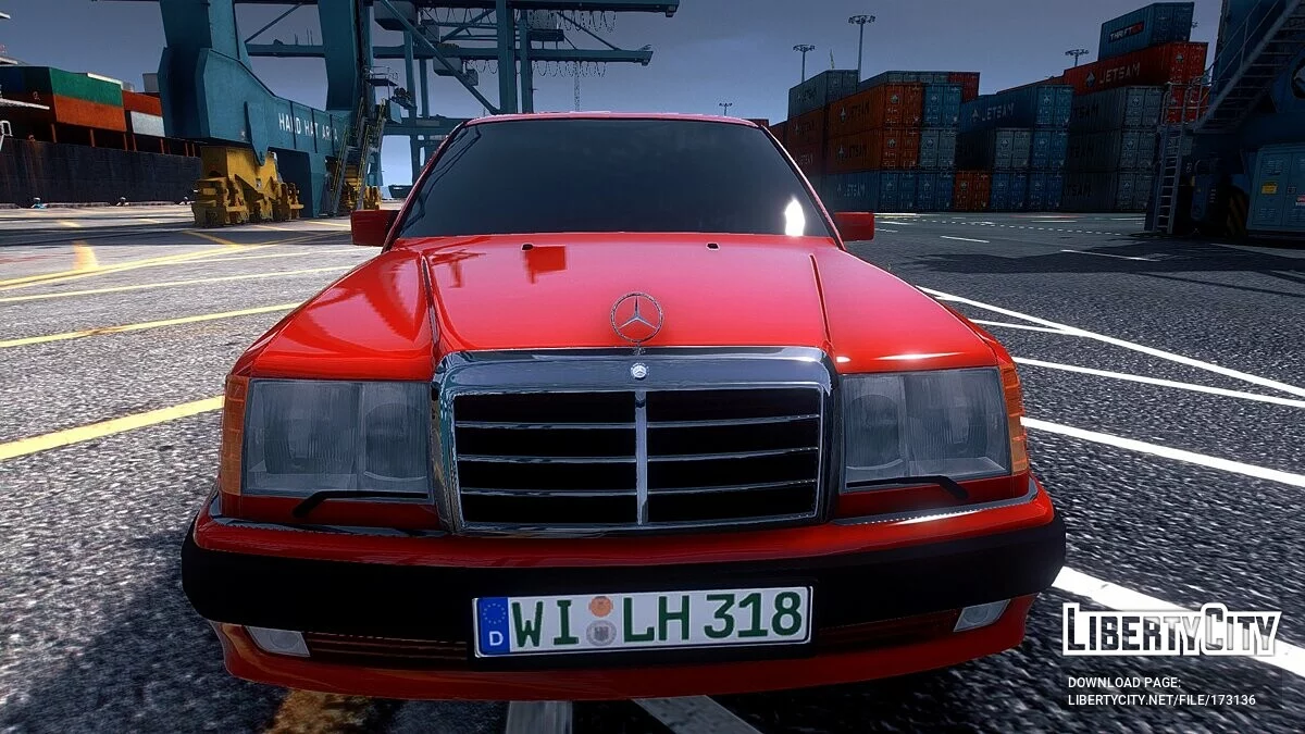 Mercedes-Benz w124 E500 TAXI / GTA 5