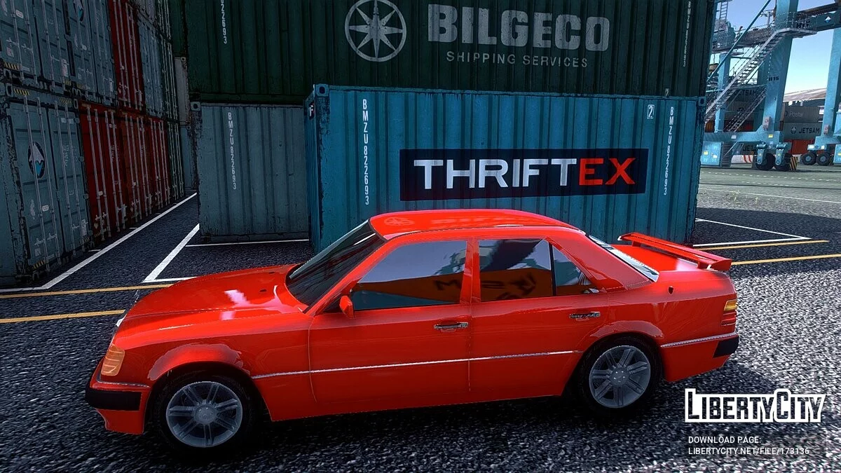 Mercedes-Benz w124 E500 TAXI / GTA 5