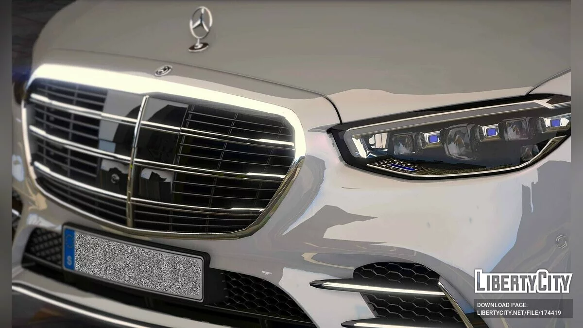 Mercedes-Benz 2022 S-class S500 W223 AMG Line v1.3 / GTA 5
