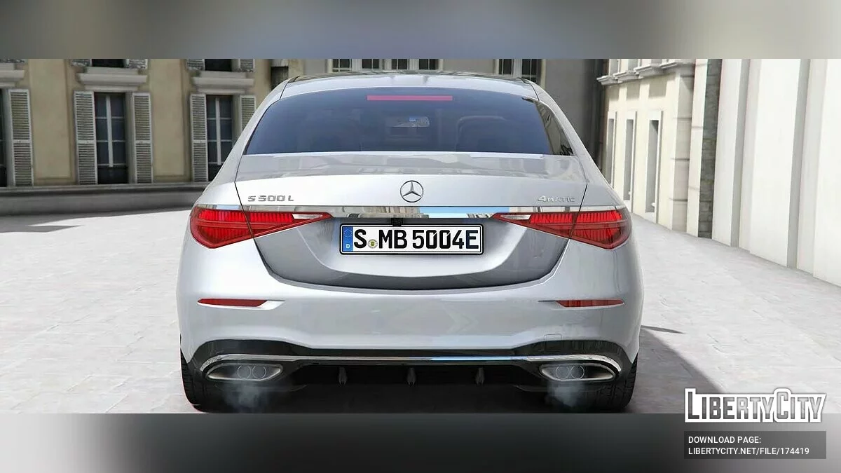 Mercedes-Benz 2022 S-class S500 W223 AMG Line v1.3 / GTA 5