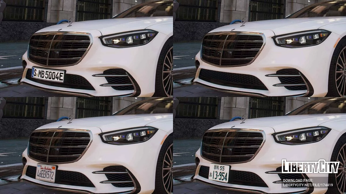 Mercedes-Benz 2022 S-class S500 W223 AMG Line v1.3 / GTA 5