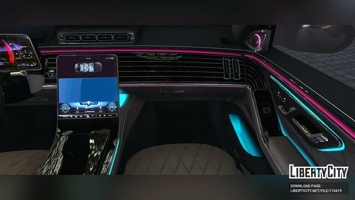 Mercedes-Benz 2022 S-class S500 W223 AMG Line v1.3 / GTA 5