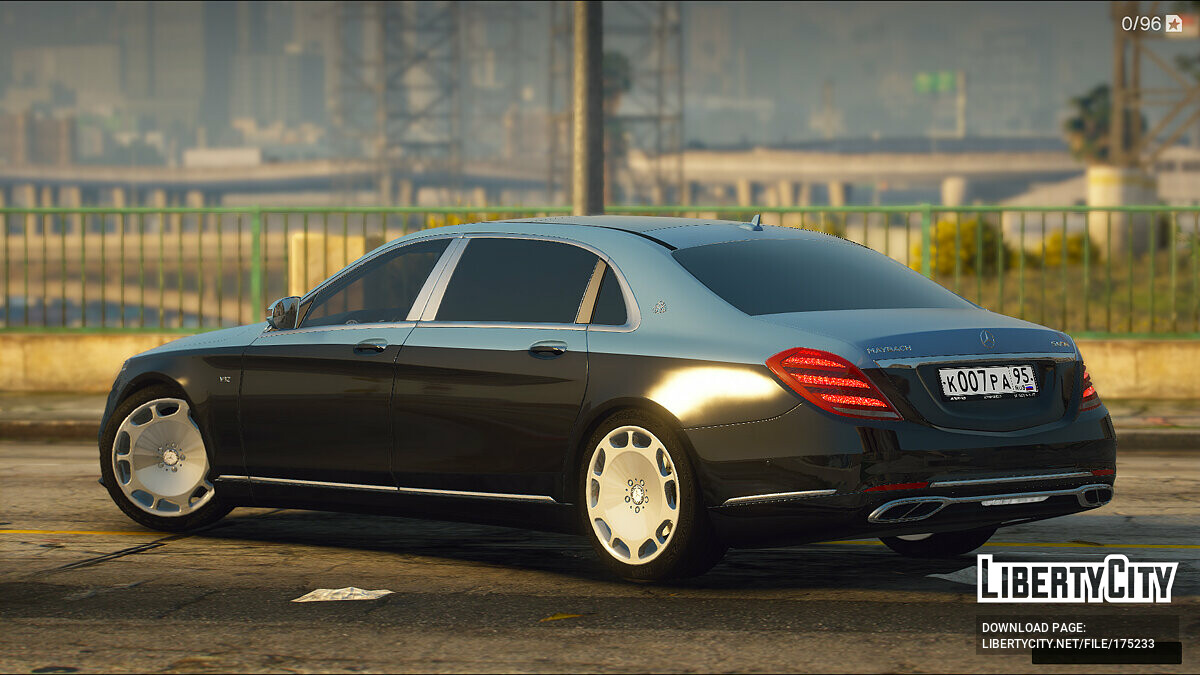 Скачать Mersedes-Benz S-Class Maybach для GTA 5