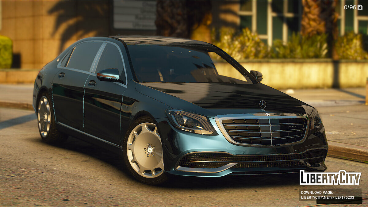 Скачать Mersedes-Benz S-Class Maybach для GTA 5