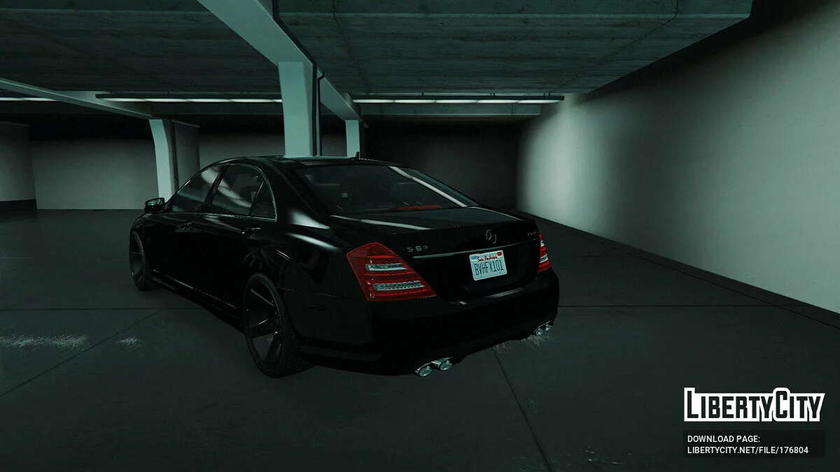 Mercedes-Benz S63 AMG 6.2L V8 W221 / GTA 5