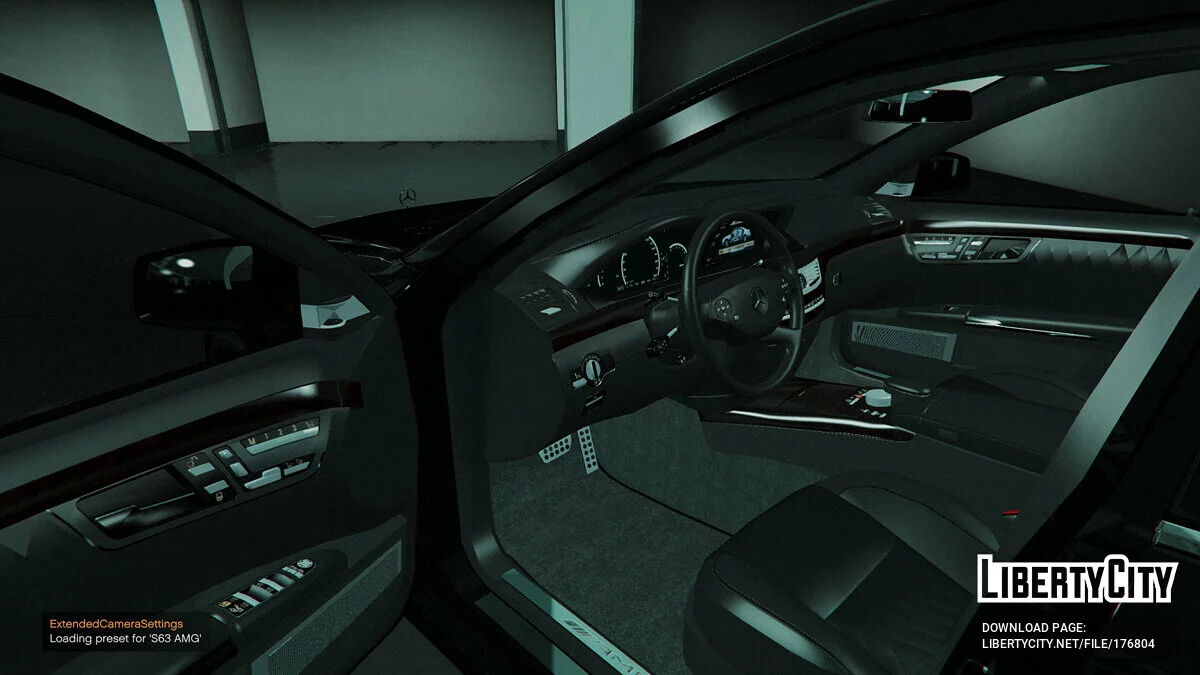 Mercedes-Benz S63 AMG 6.2L V8 W221 / GTA 5
