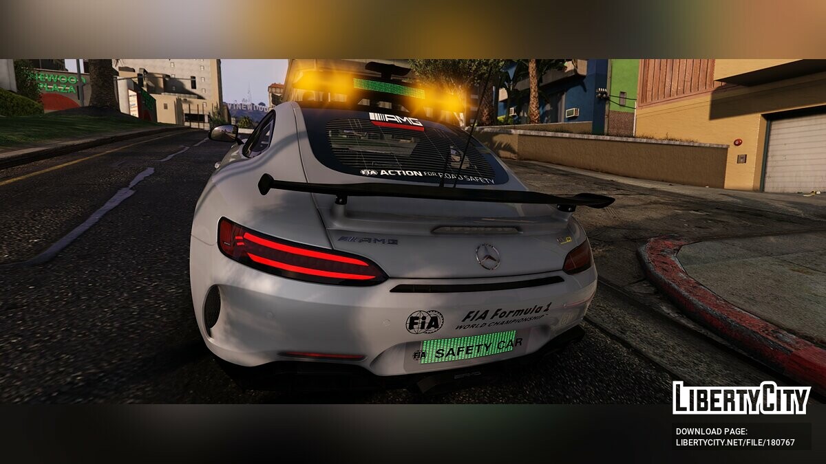 Скачать 2017 Mercedes-Benz AMG GT-R Formula 1 Safety Car для GTA 5