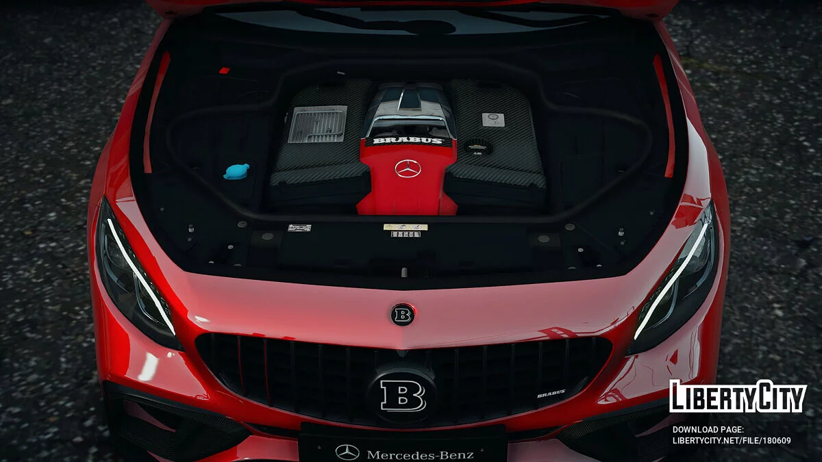 2018 Mercedes S63 Coupe Brabus v1.0 / GTA 5