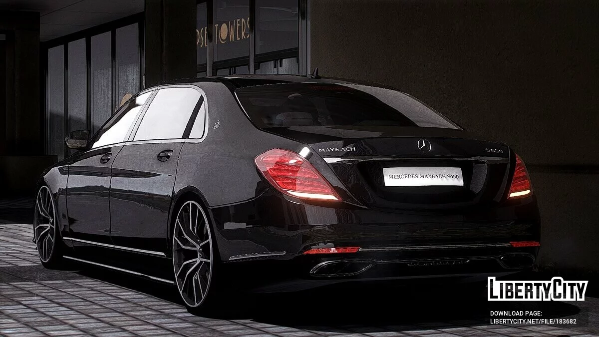 2018 Mercedes Benz S650 x222 Maybach / GTA 5