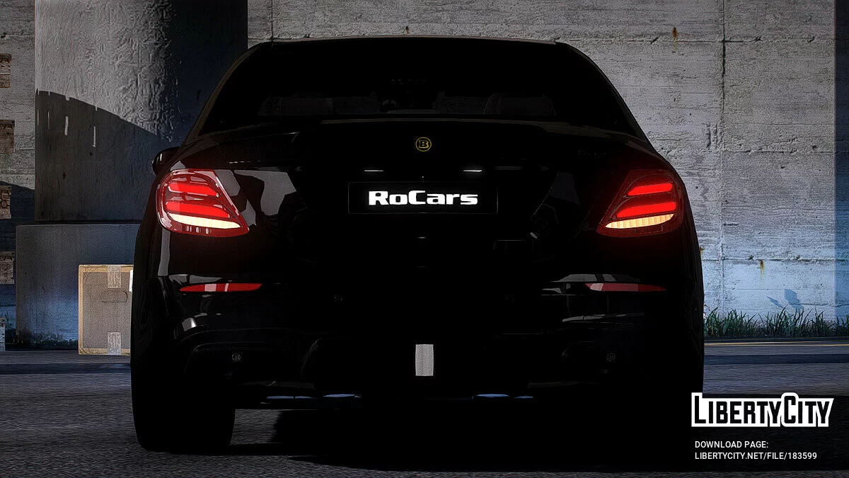 2018 Mercedes E63s Brabus 800 Custom Black / GTA 5