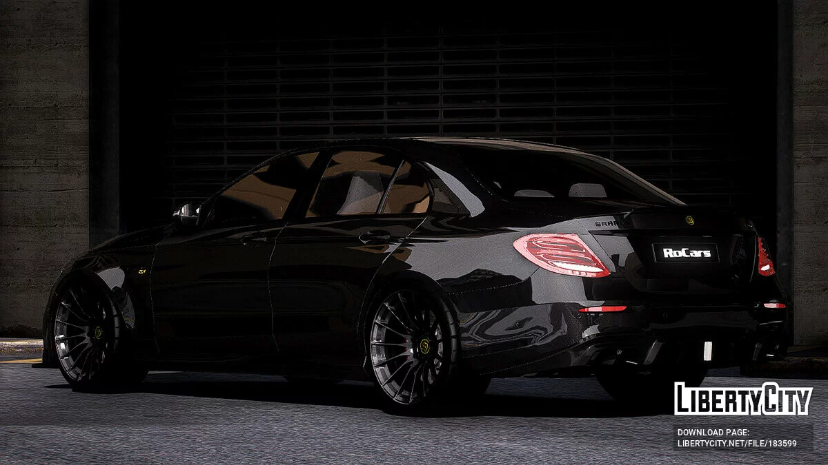 2018 Mercedes E63s Brabus 800 Custom Black / GTA 5