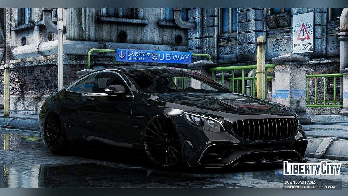 Скачать Mercedes-Benz S63 Mafia Custom для GTA 5