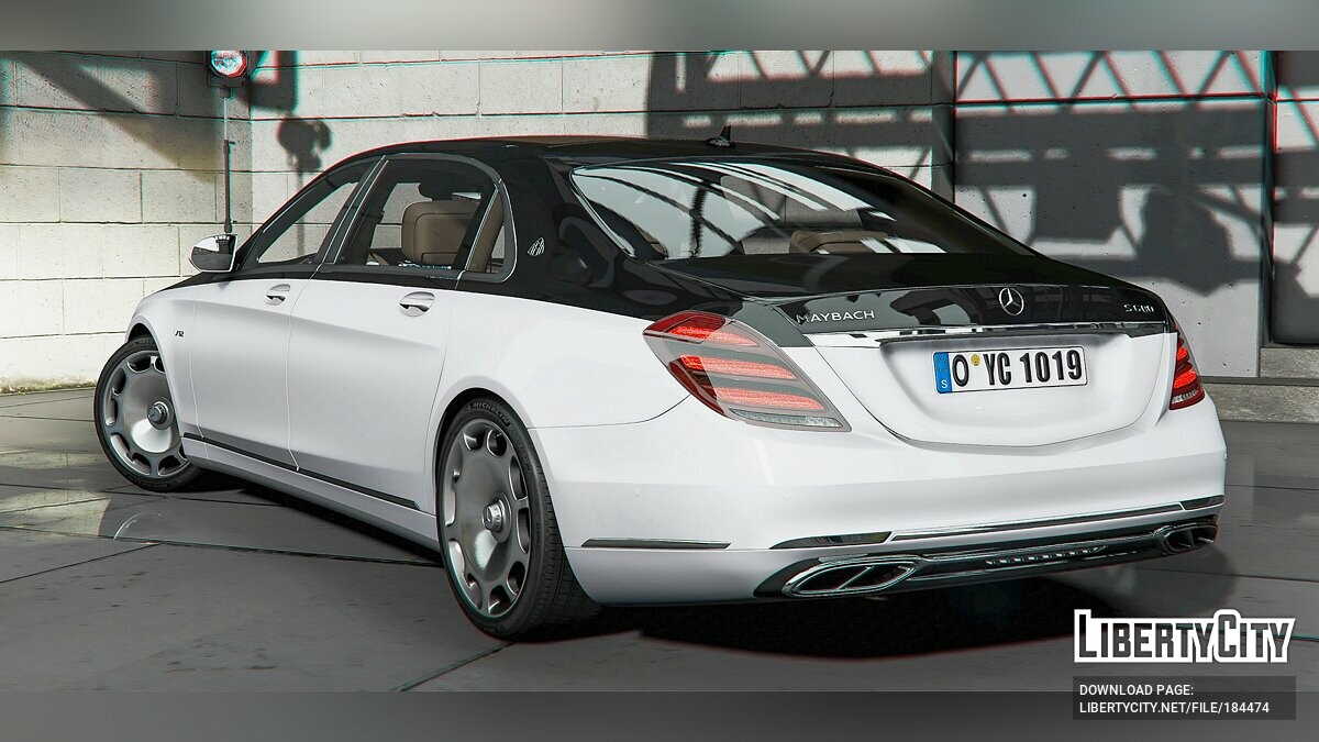 Скачать Mercedes Maybach S680 2022 для GTA 5