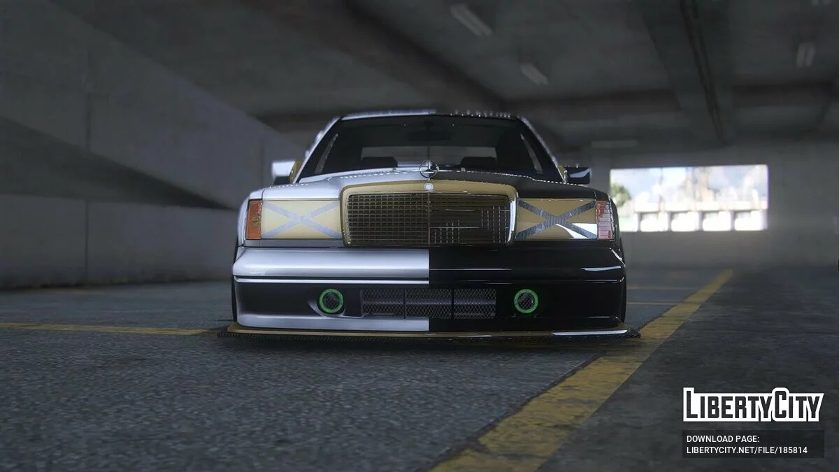 A$AP Rocky Mercedes-Benz E190 [Add-On | Template] 1.0 / GTA 5