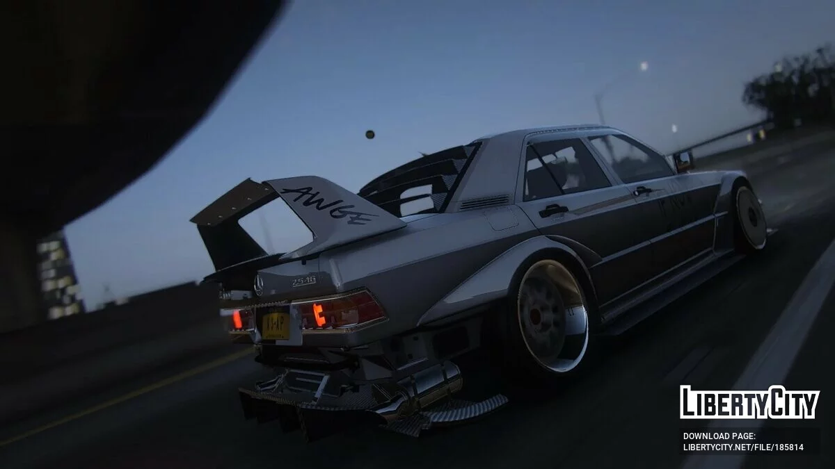 A$AP Rocky Mercedes-Benz E190 [Add-On | Template] 1.0 / GTA 5