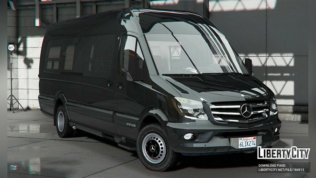 Скачать Mercedes-Benz Luxury Sprinter для GTA 5