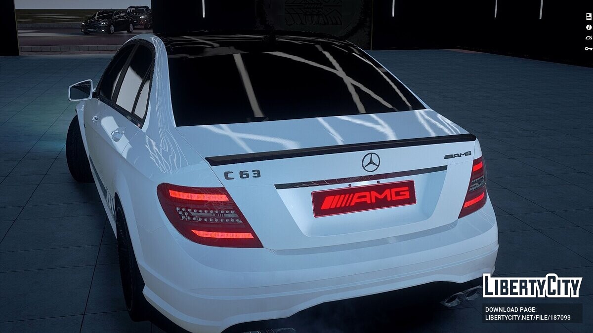 Скачать Mercedes-Benz C63 AMG для GTA 5