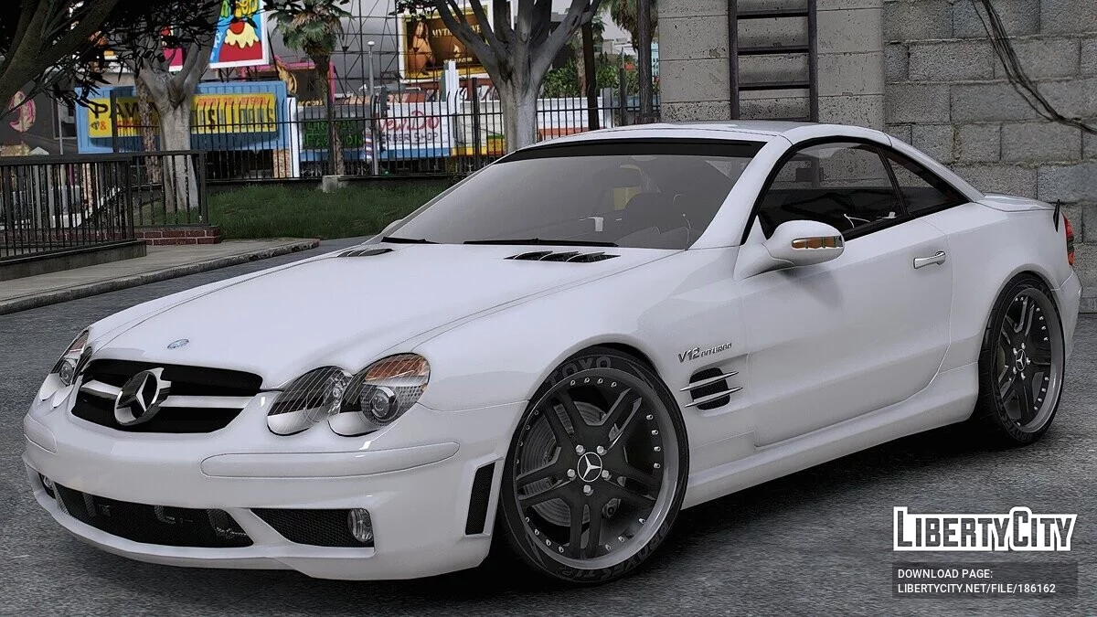 Mercedes-Benz Sl55 AMG R230 2007 (Kompressor) / GTA 5