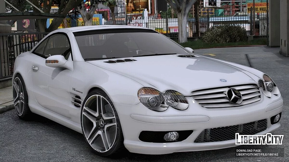Mercedes-Benz Sl55 AMG R230 2007 (Kompressor) / GTA 5