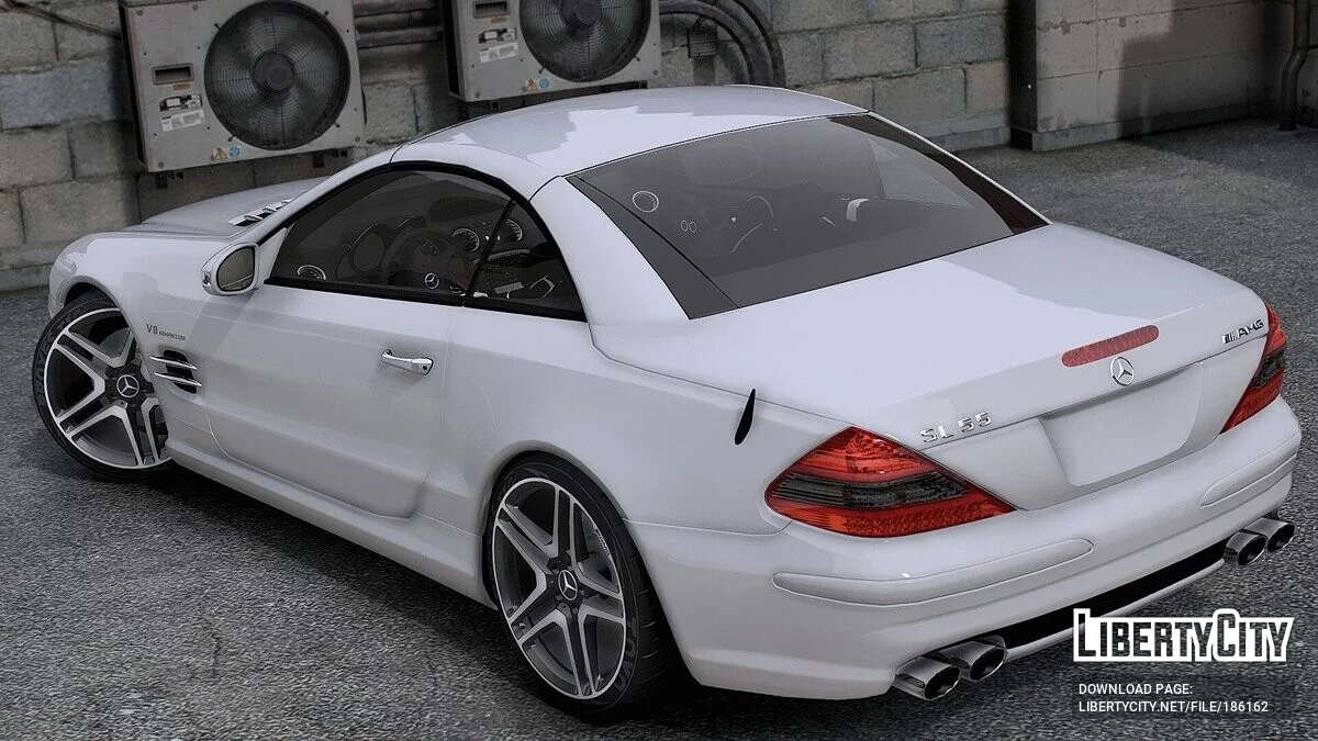 Mercedes-Benz Sl55 AMG R230 2007 (Kompressor) / GTA 5