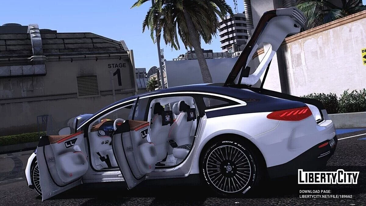Mercedes-Benz EQS 580 4Matic 2022 / GTA 5