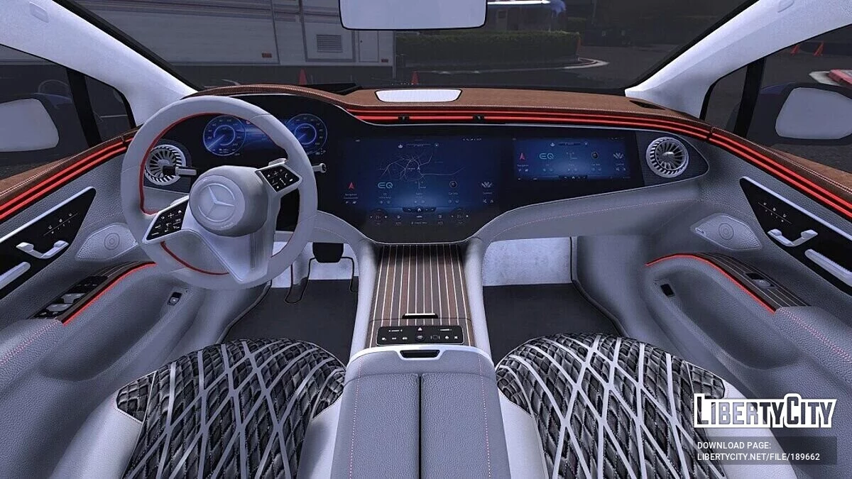 Mercedes-Benz EQS 580 4Matic 2022 / GTA 5
