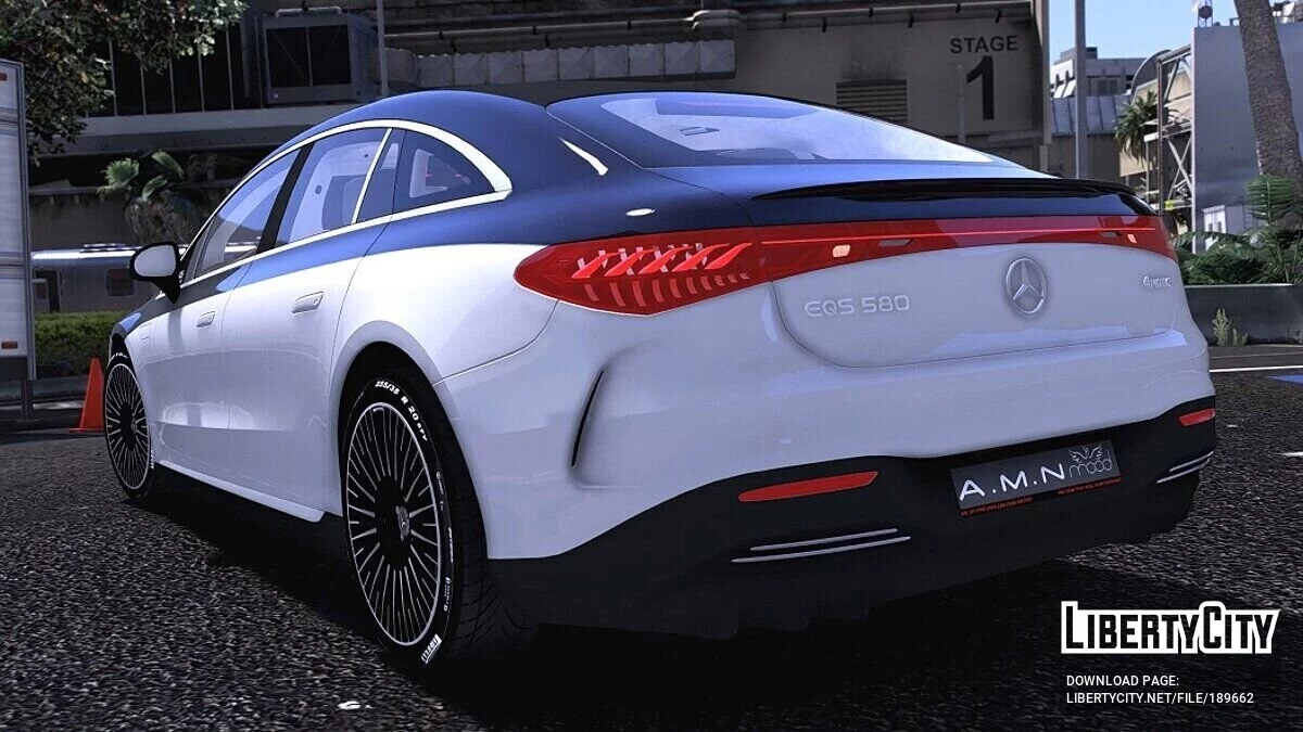 Mercedes-Benz EQS 580 4Matic 2022 / GTA 5